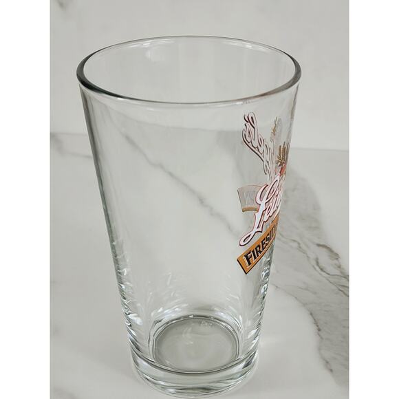 Leinenkugel's Fireside Nut Brown Pint Beer Clear Glass 16oz Drinkware 5 3/4" - Picture 5 of 10